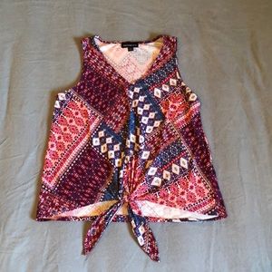 Fortune + Ivy Handkerchief Print Tank Top